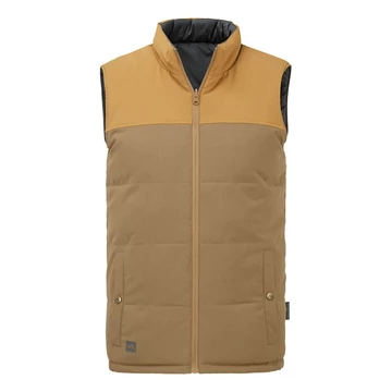 Mellény M KA361 kifordítható barna