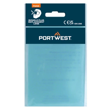 Hegesztőpajzs Üveg Víztiszta PW66 Portwest