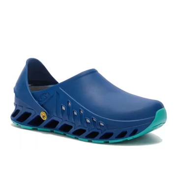 Papucs 42 Scholl Evoflex ESD pántos klumpa - navy kék