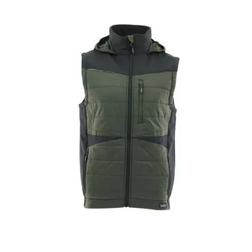 Mellény M Sara comfort plus Hybrid bélelt zöld-fekete