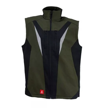 Mellény M Urgent 822 Softshell olivazöld-fekete