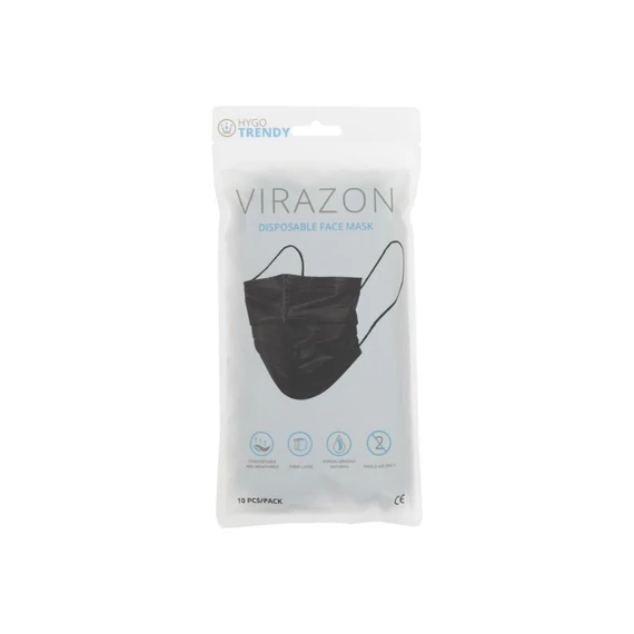 MASZK 10DB/CSOMAG HYGOTRENDY VIRAZON KÉK/FEKETE