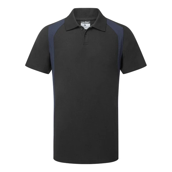Póló S CD812 WX2  fekete-navy kék