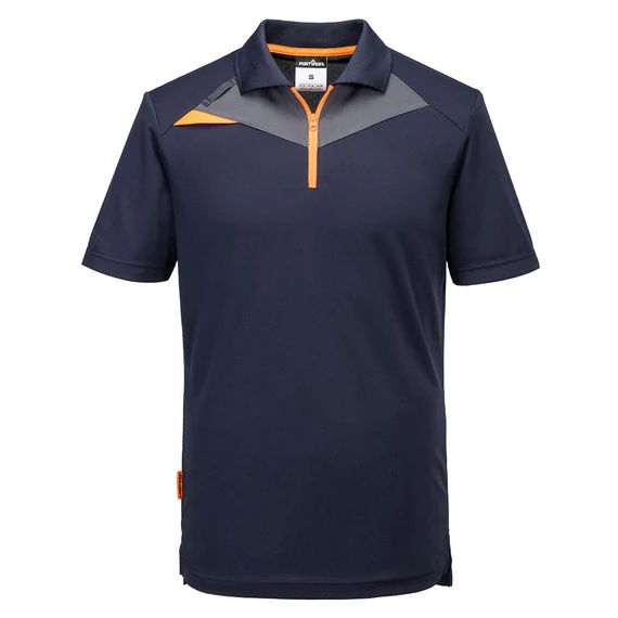 Poló XL DX410  navy-narancs Portwest