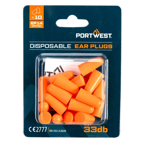 Füldugó EP14 10pár/csomag Portwest