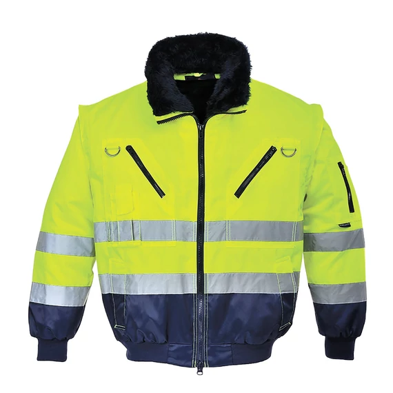 Kabát S Portwest PJ50 HI-VIS 3:1 Sárga-tengerészkék