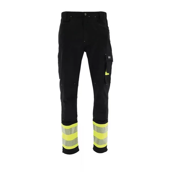 Munkavédelmi deréknadrág 48 Sara Actiflex Neo fekete-neon