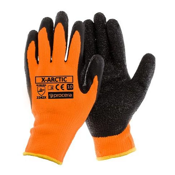 Munkavédelmi kesztyű 10 Procera X-arctic Téli Mártott Naran