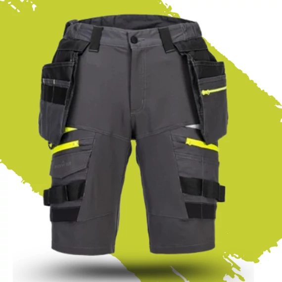 Munkavédelmi Rövidnadrág 30 Dx444 Szürke Portwest