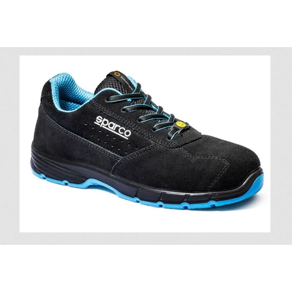 Munkavédelmi Cipő 40 Sparco Horizon S1PS ESD SR Fekete-kék