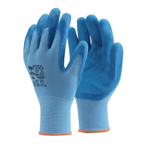 KESZTYŰ XL JACK LATEX MÁRTOTT CSÚSZÁSMENTES KÉK TOP