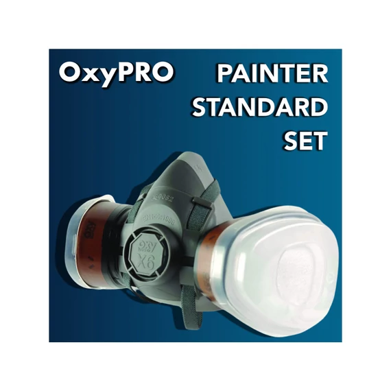Légzésvédő maszk Oxypro festő alapkészlet 5 részes