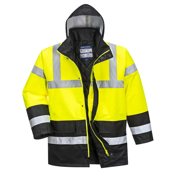 Kabát S Portwest S466 Hi-vis Két Tónusó Trafic Sárga-fekete
