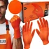Kép 2/2 - Munkavédelmi kesztyű M Procera Max Grip 50pár/doboz narancs