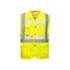 Kép 1/3 - Jól Láthatósági Mellény 2XL Glowtex G476 vezetői sárga