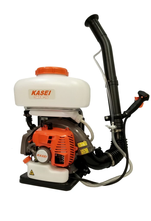 Permetező háti motoros Kasei 3WFB-16 rásegítő szivattyúval 